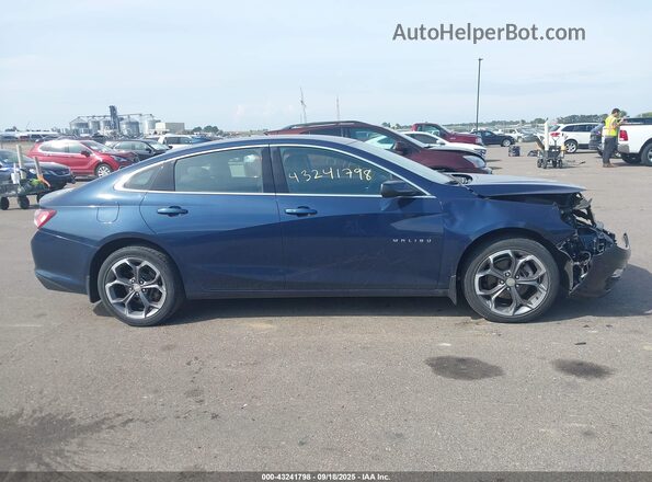 1G1ZD5STXMF004486 2021 CHEVROLET MALIBU Blue Widok wnętrza z tyłu