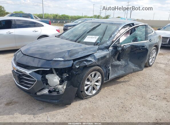 1G1ZD5STXMF026939 2021 CHEVROLET MALIBU Синий Передняя левая четверть