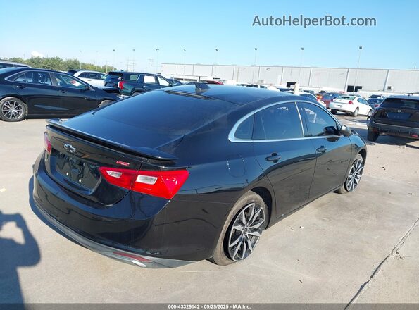 1G1ZG5ST9MF049166 2021 CHEVROLET MALIBU Черный Задняя правая четверть