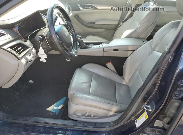 1G6AX5SX1H0117544 2017 CADILLAC CTS Черный Вид салона спереди