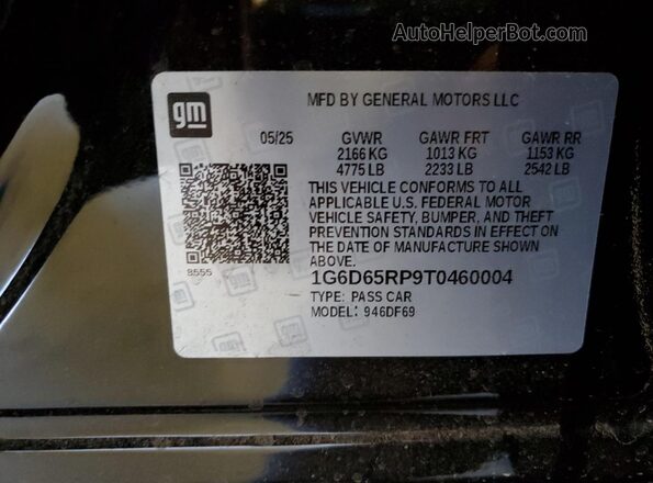 1G6D65RP9T0460004 2026 CADILLAC CT4 Black Widok komory silnika