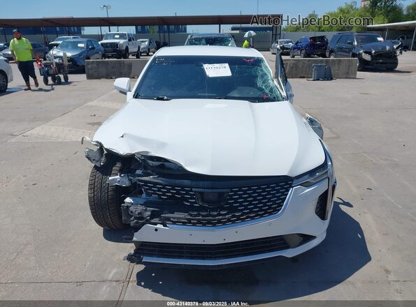 1G6DB5RK2P0152887 2023 CADILLAC CT4 White Instrument cluster view