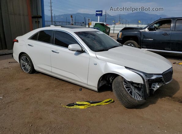 1G6DF5RK9M0134628 2021 CADILLAC CT4 Белый Передняя правая четверть