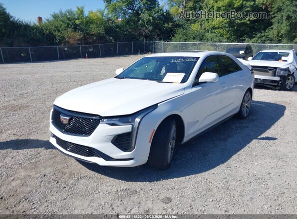 1G6DH5RLXL0133487 2020 CADILLAC CT4 Белый Передняя левая четверть