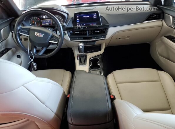 1G6DJ5RKXM0147953 2021 CADILLAC CT4 Black Dashboard view