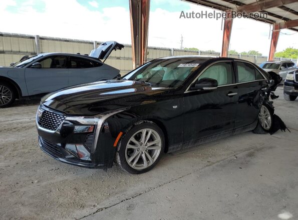 1G6DJ5RKXM0147953 2021 CADILLAC CT4 Black Front left
