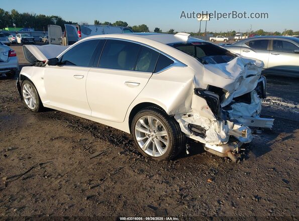 1G6DN5RW1S0105143 2025 CADILLAC CT5 Белый Задняя левая четверть