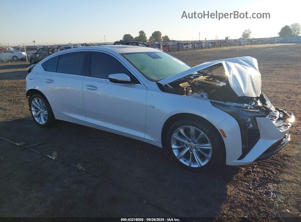1G6DN5RW1S0105143 2025 CADILLAC CT5 Белый Передняя правая четверть