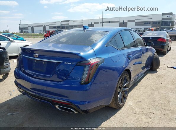 1G6DP5RK7L0129343 2020 CADILLAC CT5 Синий Задняя правая четверть