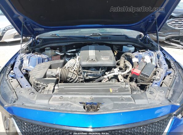 1G6DP5RK7L0129343 2020 CADILLAC CT5 Синий Вид сзади