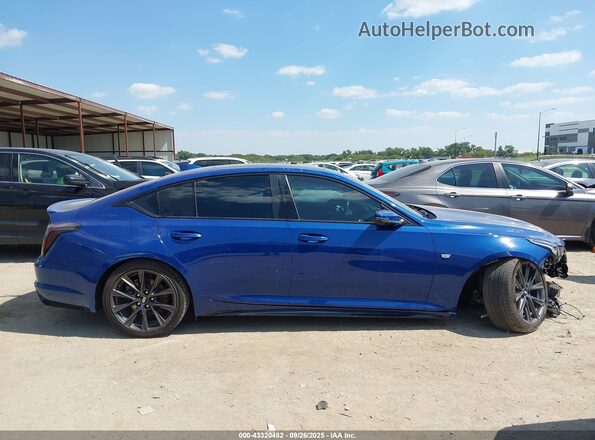 1G6DP5RK7L0129343 2020 CADILLAC CT5 Синий Вид задней части салона