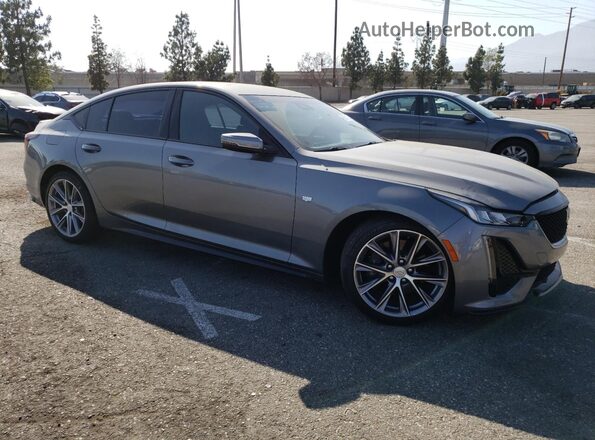 1G6DP5RK7L0146885 2020 CADILLAC CT5 Серый Передняя правая четверть