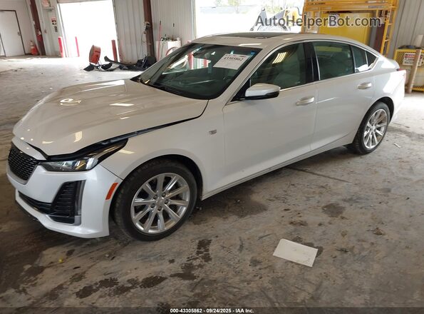 1G6DX5RK7P0103752 2023 CADILLAC CT5 Белый Передняя левая четверть