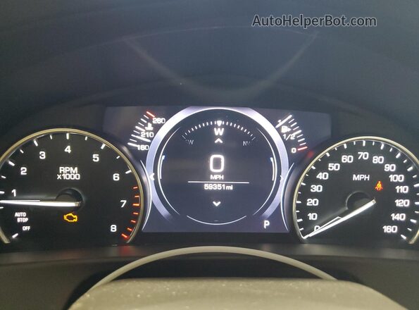 1G6KB5RS3LU107662 2020 CADILLAC CT6 Черный Вид щитка приборов