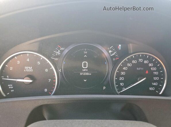 1G6KB5RS8KU128344 2019 CADILLAC CT6 Gray Սարքավորումների վահանակի տեսք