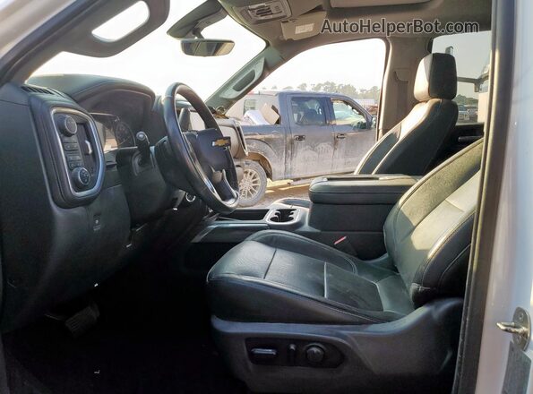 1GC4YPEY5LF219250 2020 CHEVROLET SILVERADO White Vista interior delantera