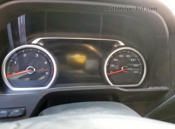 1GC4YPEY5LF219250 2020 CHEVROLET SILVERADO White Vista del cuadro de instrumentos