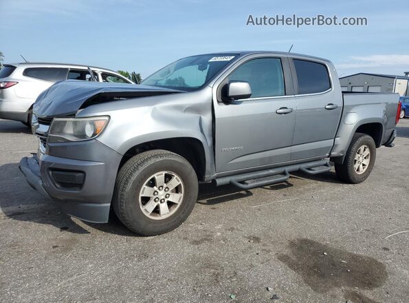 1GCGSBEA5J1260346 2018 CHEVROLET COLORADO Gray წინა მარცხენა ხედი სამი მეოთხედიდან