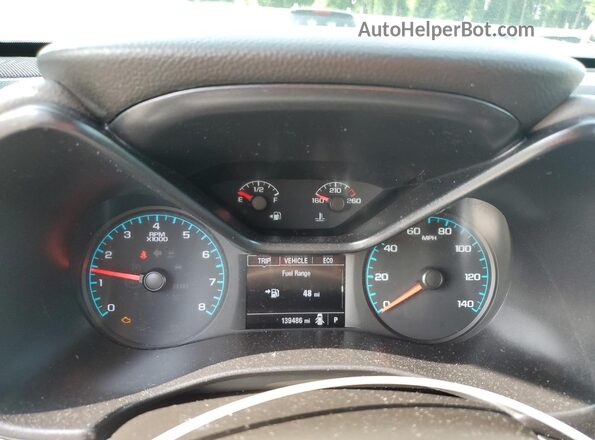 1GCGSBEA5J1260346 2018 CHEVROLET COLORADO Gray ხელსაწყოთა პანელის ხედი