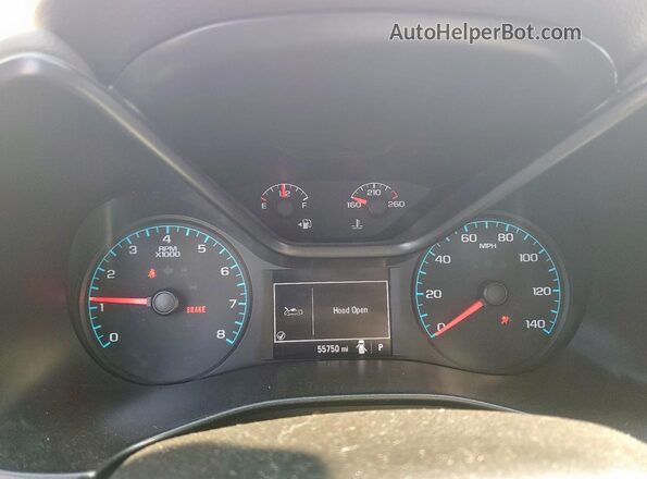 1GCGSBEA5J1271511 2018 CHEVROLET COLORADO Red ხელსაწყოთა პანელის ხედი