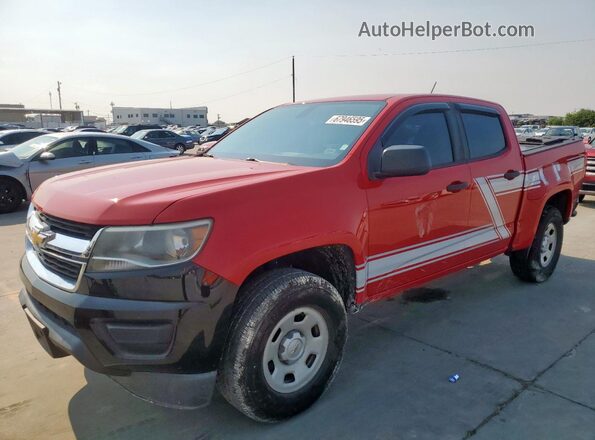1GCGSBEA5J1271511 2018 CHEVROLET COLORADO Red წინა მარცხენა ხედი სამი მეოთხედიდან