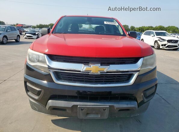 1GCGSBEA5J1271511 2018 CHEVROLET COLORADO Red წინა ხედი