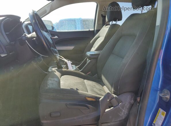 1GCGSCEA9J1211981 2018 CHEVROLET COLORADO Blue Widok wnętrza z przodu
