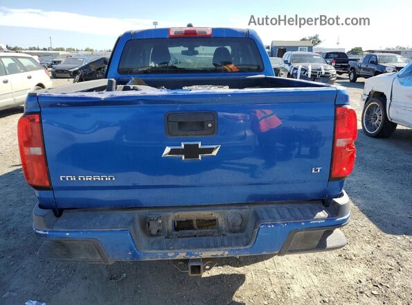 1GCGSCEA9J1211981 2018 CHEVROLET COLORADO Blue Widok z tyłu