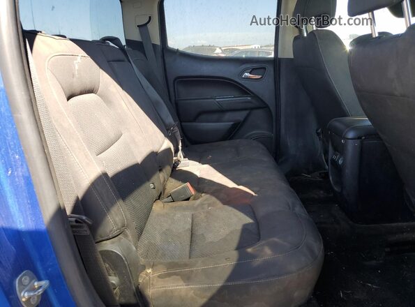 1GCGSCEA9J1211981 2018 CHEVROLET COLORADO Blue Widok tylnych siedzeń