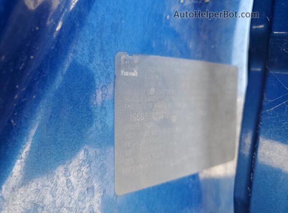 1GCGSCEA9J1211981 2018 CHEVROLET COLORADO Blue Widok naklejki z numerem VIN