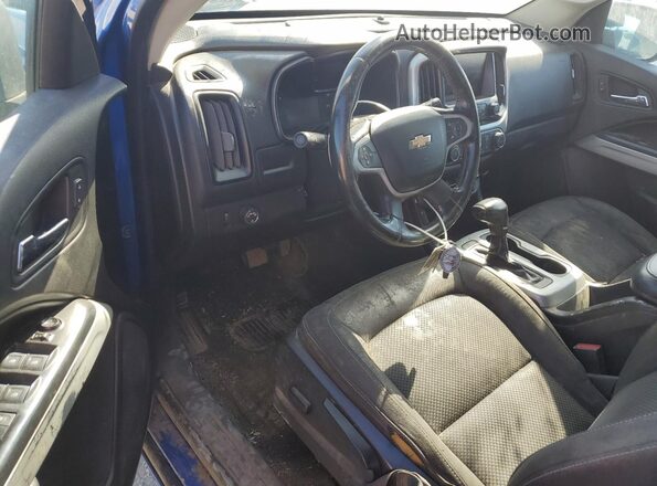 1GCGSCEA9J1211981 2018 CHEVROLET COLORADO Blue Widok deski rozdzielczej