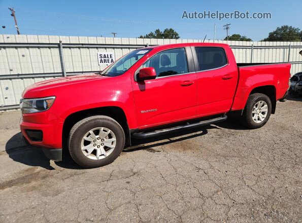 1GCGSCEN0J1125204 2018 CHEVROLET COLORADO Red წინა მარცხენა ხედი სამი მეოთხედიდან