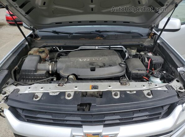 1GCGTBEN9J1121613 2018 CHEVROLET COLORADO Silver უკანა სალონის ხედი
