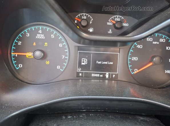 1GCGTBENXM1127652 2021 CHEVROLET COLORADO Black Vista del cuadro de instrumentos