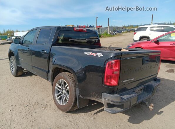 1GCGTBENXM1127652 2021 CHEVROLET COLORADO Black Trasero izquierdo
