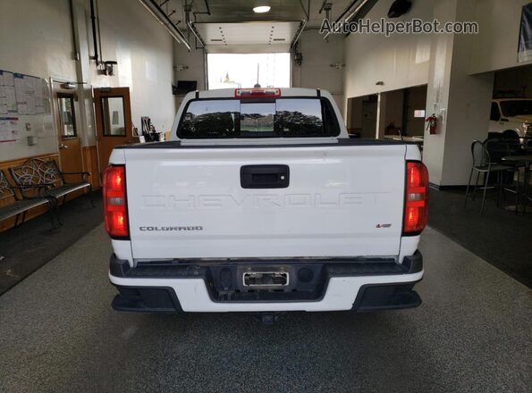1GCGTCEN4M1296376 2021 CHEVROLET COLORADO White Հետևի տեսք