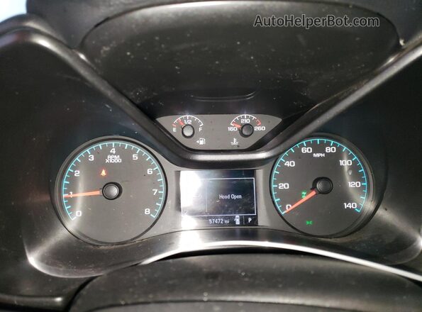 1GCGTCEN4M1296376 2021 CHEVROLET COLORADO White Սարքավորումների վահանակի տեսք