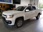 2021 Chevrolet Colorado Lt White vin: 1GCGTCEN4M1296376 Damage: Left Front Fender, Multiple Dents/No Paint Damage, PDR-2 dents