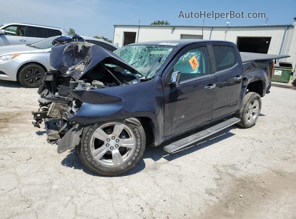 1GCGTDEN2J1249459 2018 CHEVROLET COLORADO Blue წინა მარცხენა ხედი სამი მეოთხედიდან