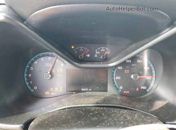 1GCGTDEN4J1179625 2018 CHEVROLET COLORADO White ხელსაწყოთა პანელის ხედი