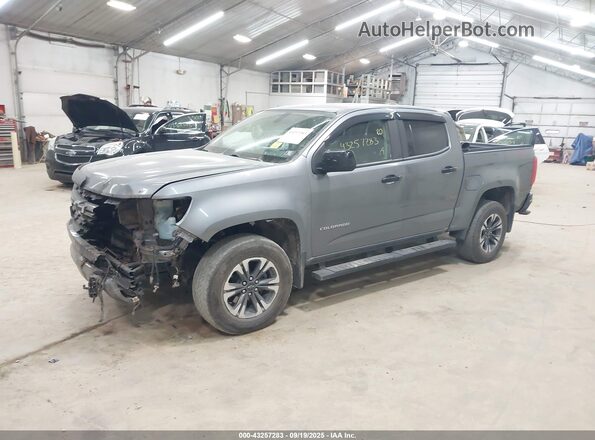 1GCGTDEN5M1289510 2021 CHEVROLET COLORADO Серый Передняя левая четверть