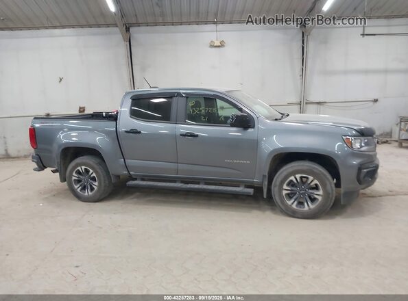 1GCGTDEN5M1289510 2021 CHEVROLET COLORADO Серый Вид задней части салона