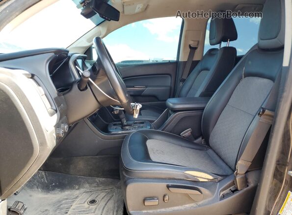 1GCGTDEN8J1119833 2018 CHEVROLET COLORADO Black Widok wnętrza z przodu