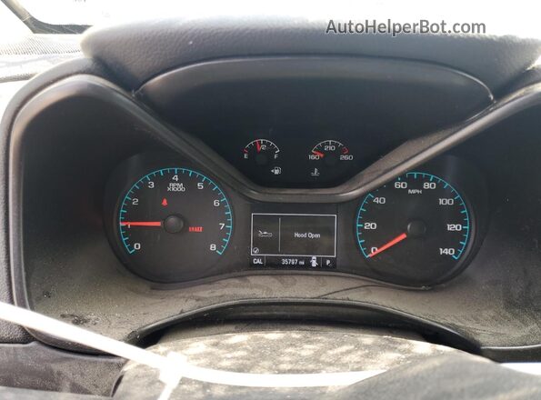1GCHSCENXM1297264 2021 CHEVROLET COLORADO Gray Widok zestawu wskaźników