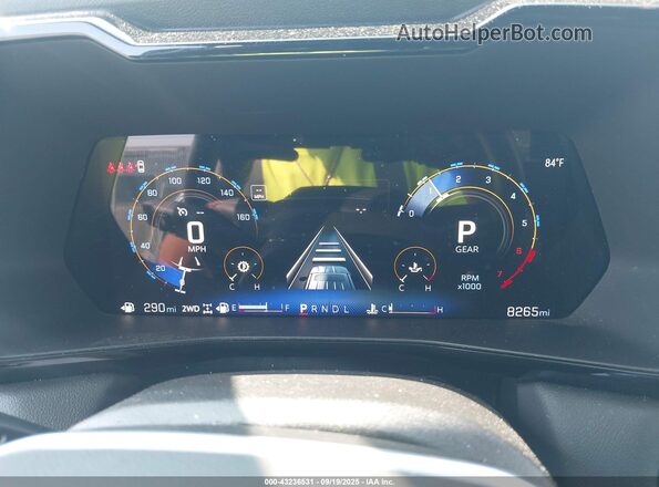 1GCPTCEK3S1128490 2025 CHEVROLET COLORADO Silver Widok tylnych siedzeń