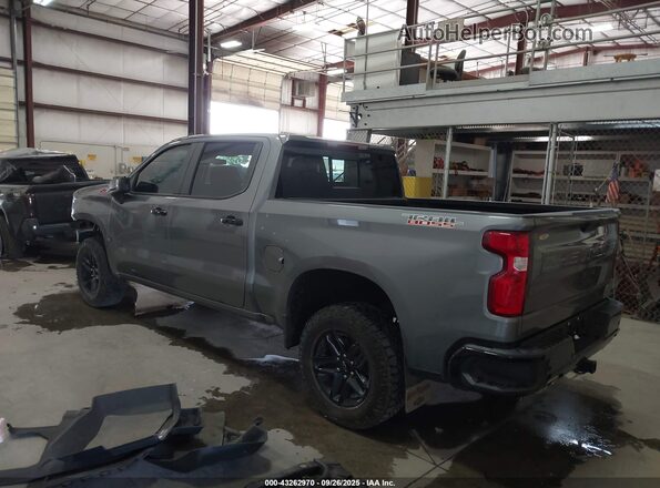 1GCPYFED2NZ185452 2022 CHEVROLET SILVERADO Серый Задняя левая четверть