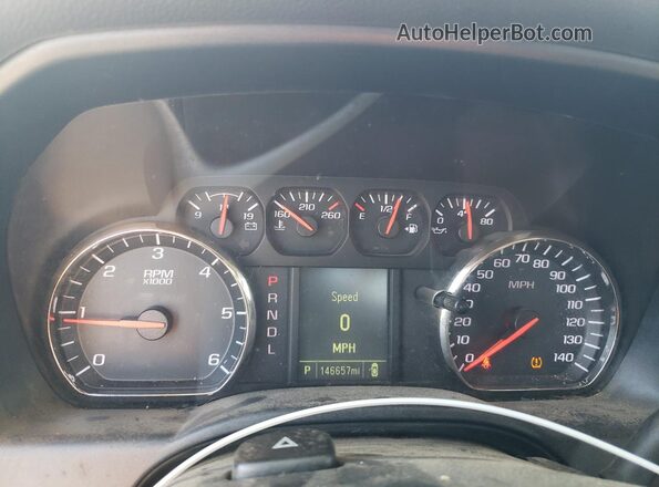 1GCVKNEC3JZ201694 2018 CHEVROLET SILVERADO Белый Вид щитка приборов