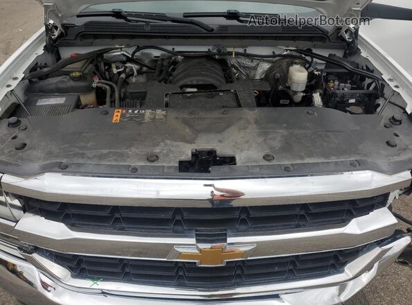 1GCVKREC3JZ162774 2018 CHEVROLET SILVERADO White Vista interior trasera