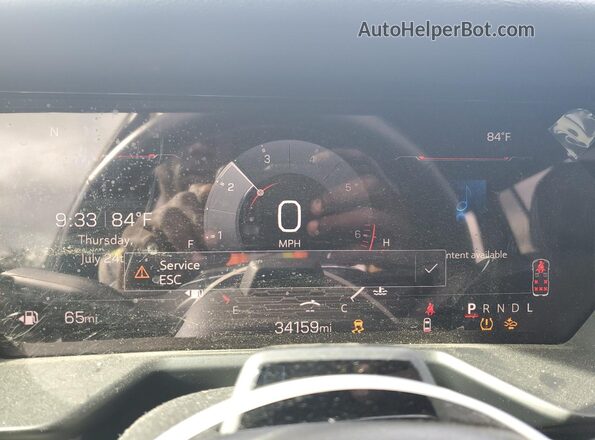 1GKENKKS3RJ149290 2024 GMC ACADIA Белый Вид щитка приборов