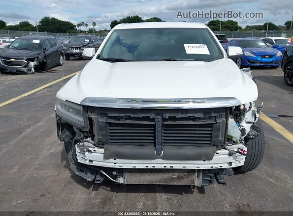 1GKKNKLA5MZ166546 2021 GMC ACADIA Белый Вид задней части салона